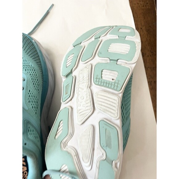 Hoka One One Women's Sneakers in Teal and White - Picture 11 of 14